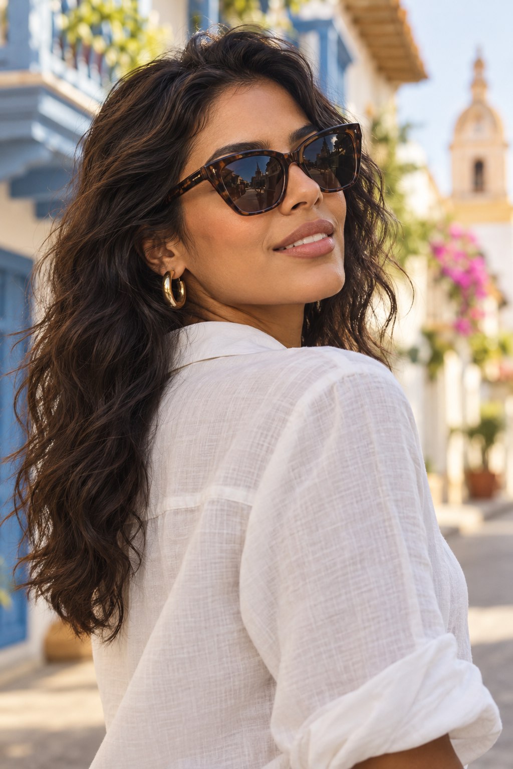 Mujer con gafas de sol